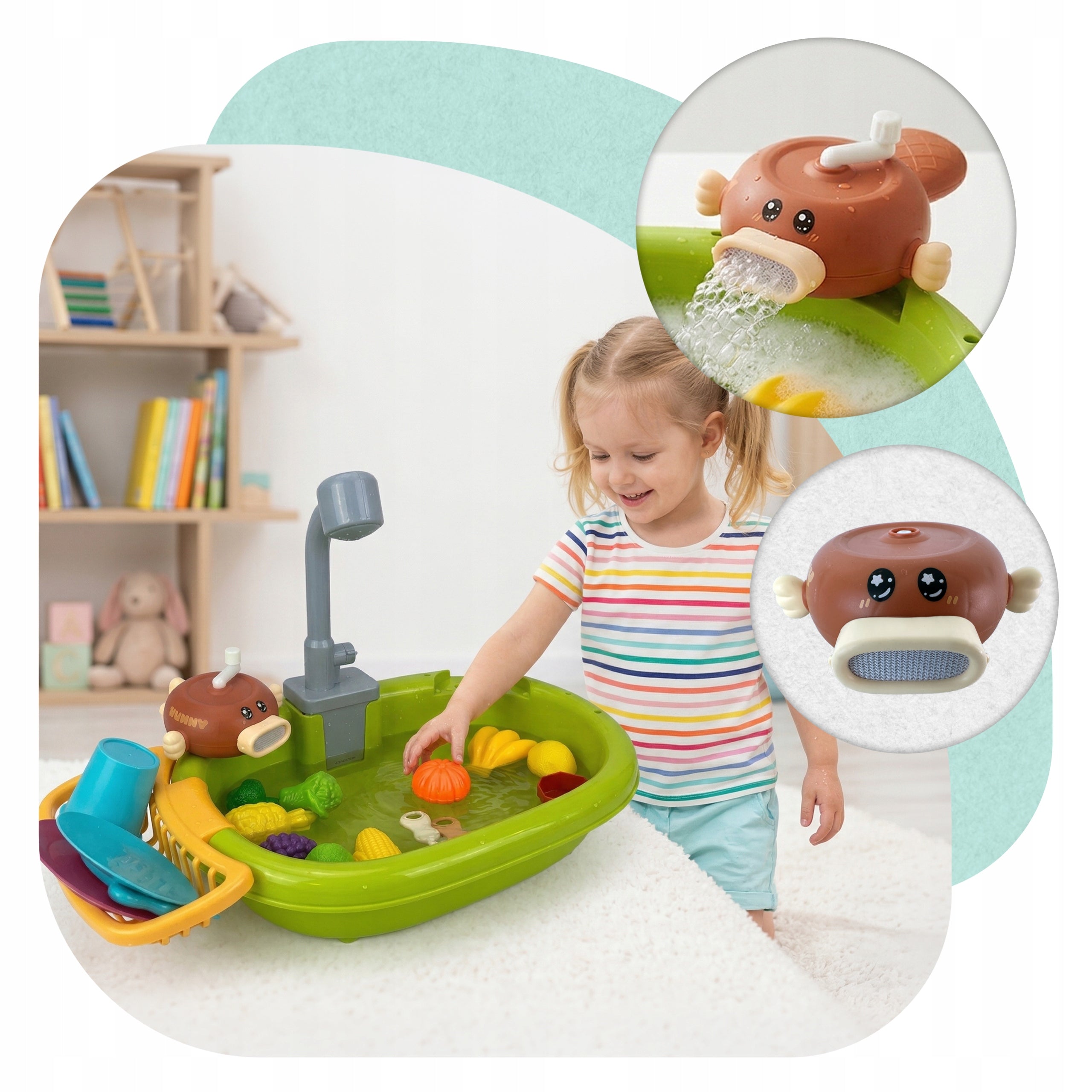 Children's sink flowing water accessories PLAYIO Manufacturer code AQUA-SINK