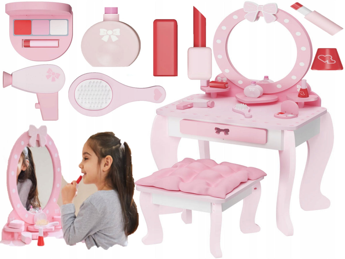 Children's wooden dressing table Playtive Children's dressing table for gift large
