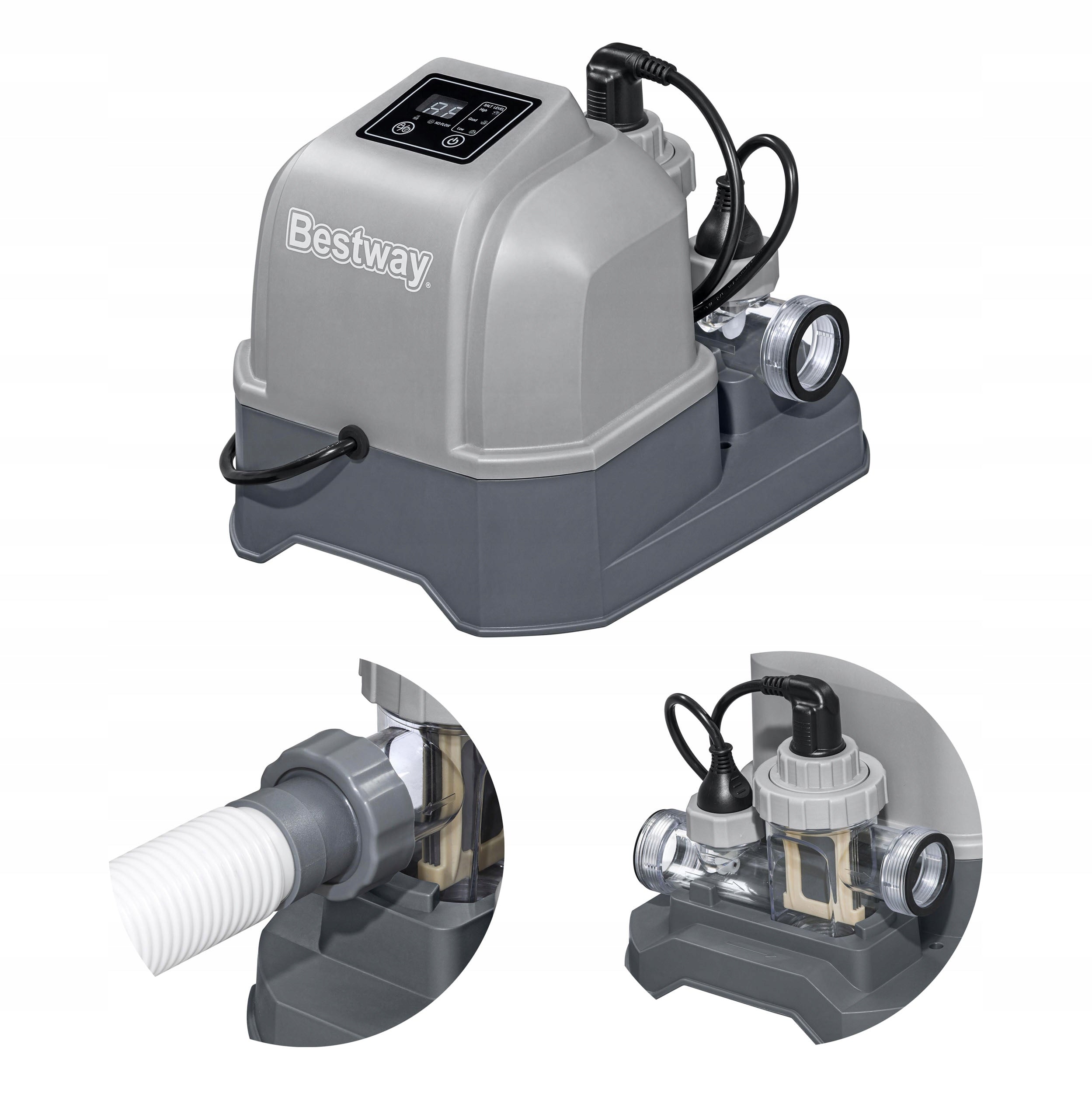 Chlorine Generator for swimming pool 6g/h + Salt/Air Testers Bestway 58678 Manufacturer code 58678
