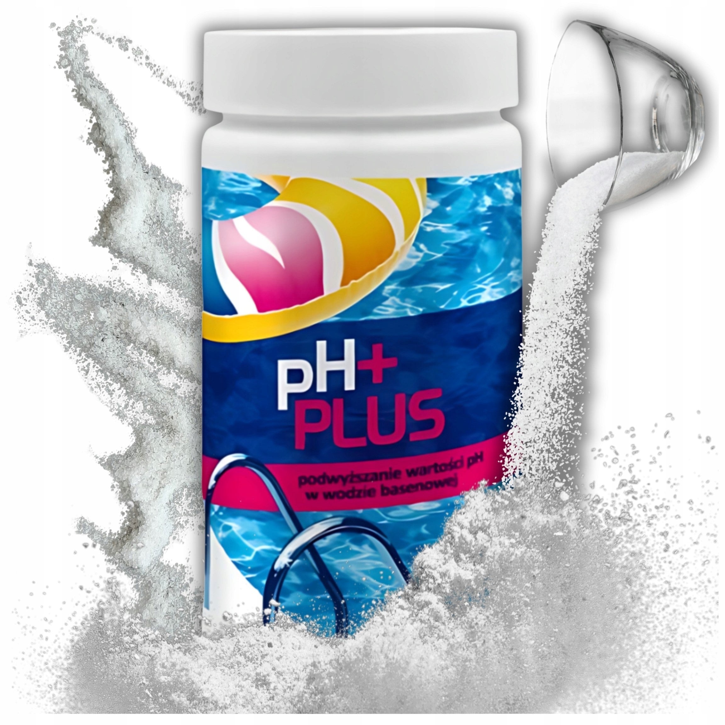 Chlorine Shock + pH Plus Minus Set Pool Chemistry pH Adjustment Brand Gamix