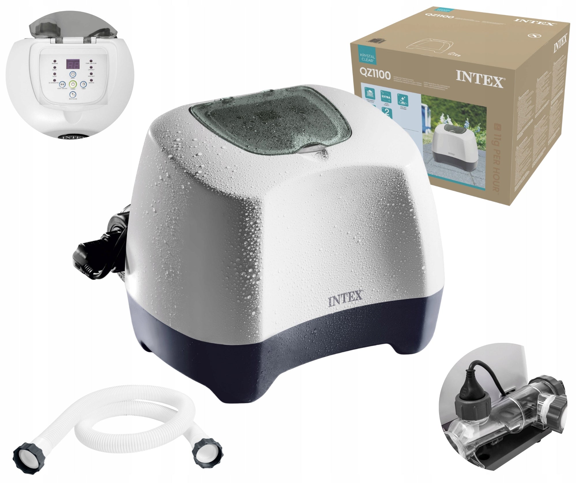 Chlorine and ozone generator Intex 26666 for garden pool 11 g/h 38 mm