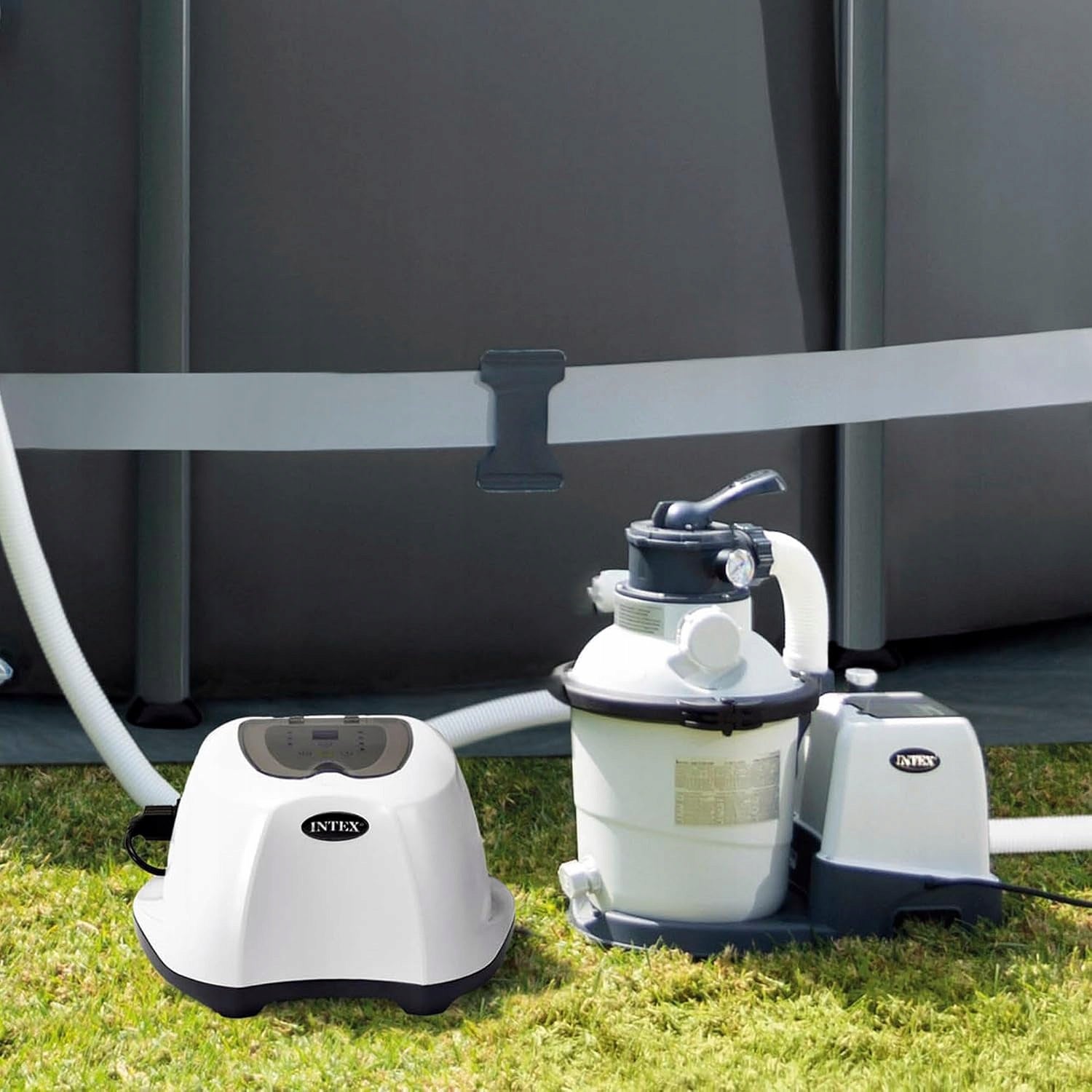 Chlorine and ozone generator Intex 26666 for garden pools effective Brand Intex