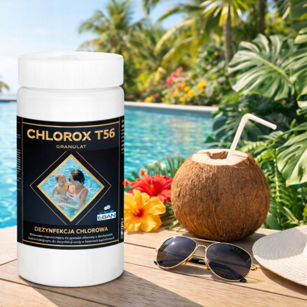Chlorox T56 Chemistry for Pool Granules Chlorine Shock Water Disinfection 1kg Packaging status original