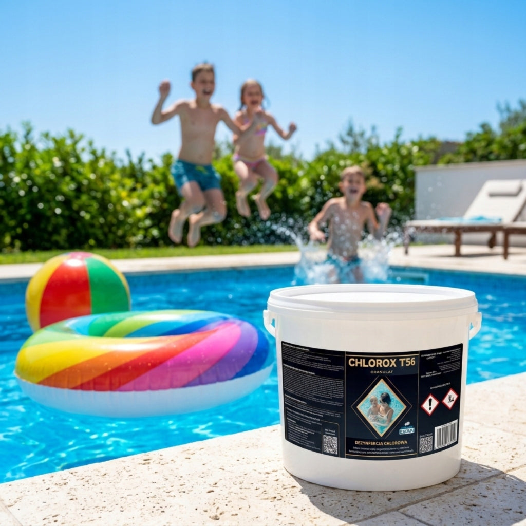 Chlorox T56 Chlorine Shock Disinfection Water Pool Jacuzzi Spa Granules 5kg Packaging status original