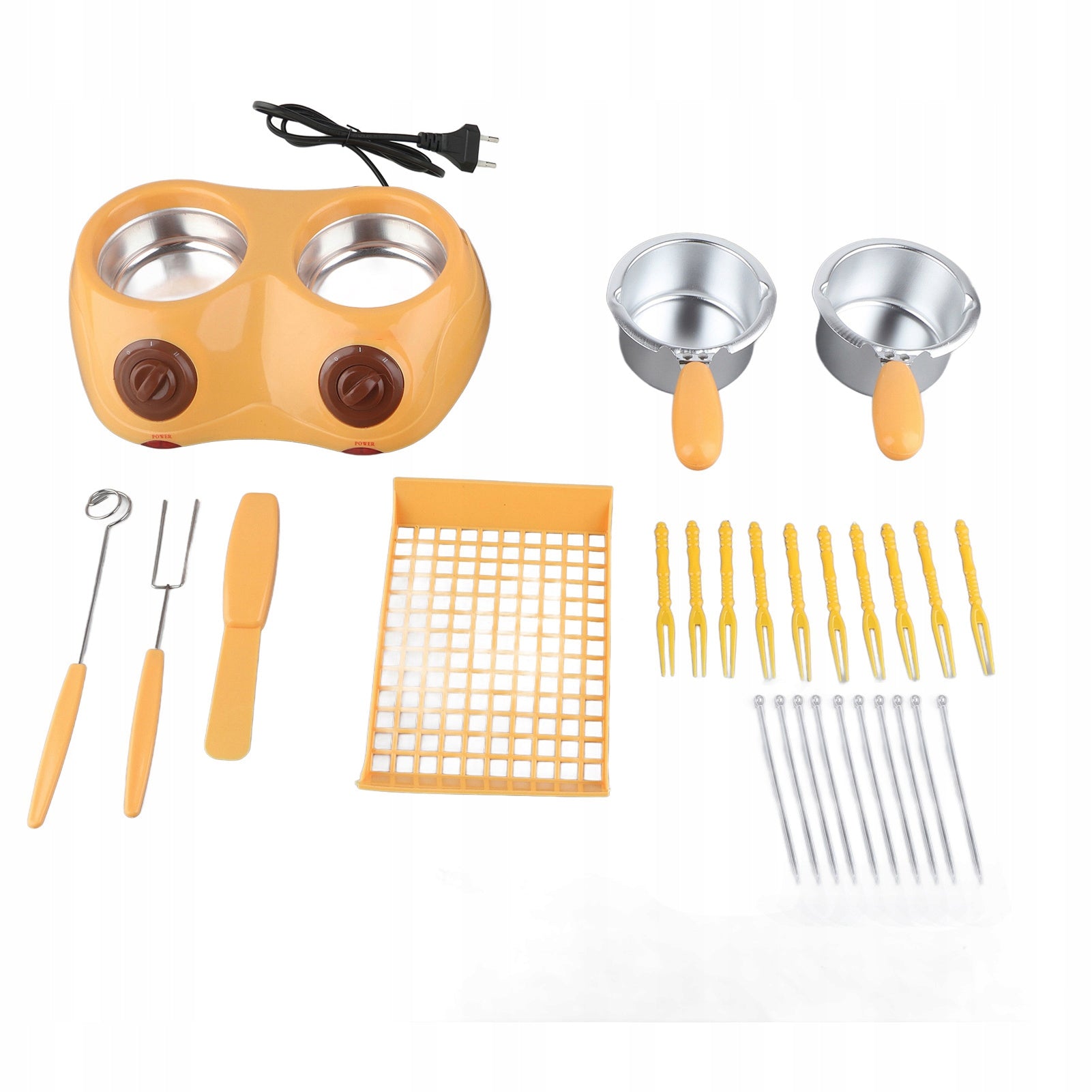 Chocolate Back Electric Chocolate Fondue Melting With Double QW Brand no brand