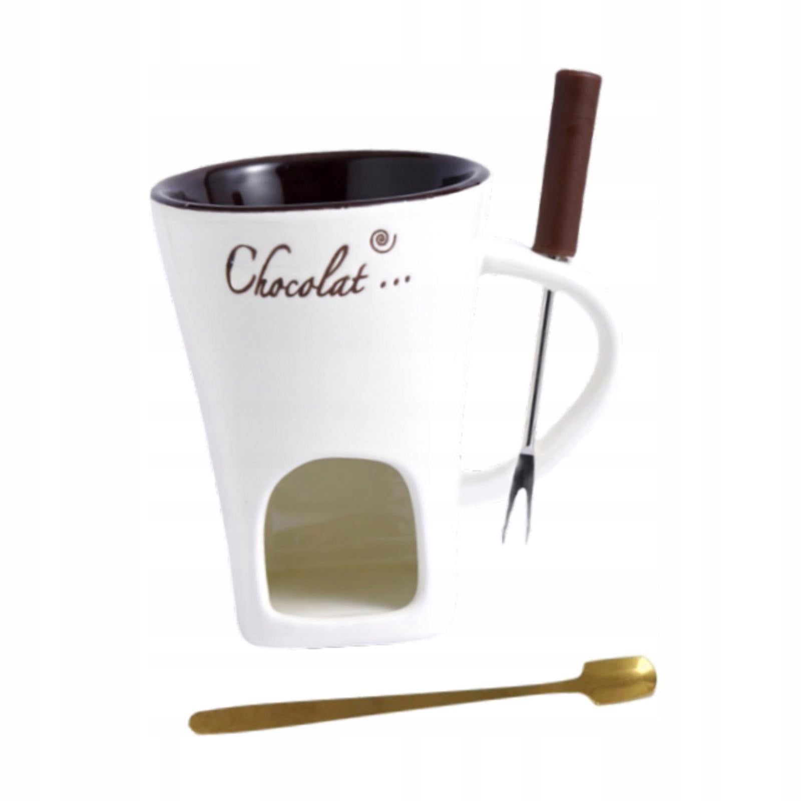 Chocolate Cheese Fondue Pot Ceramic Pot