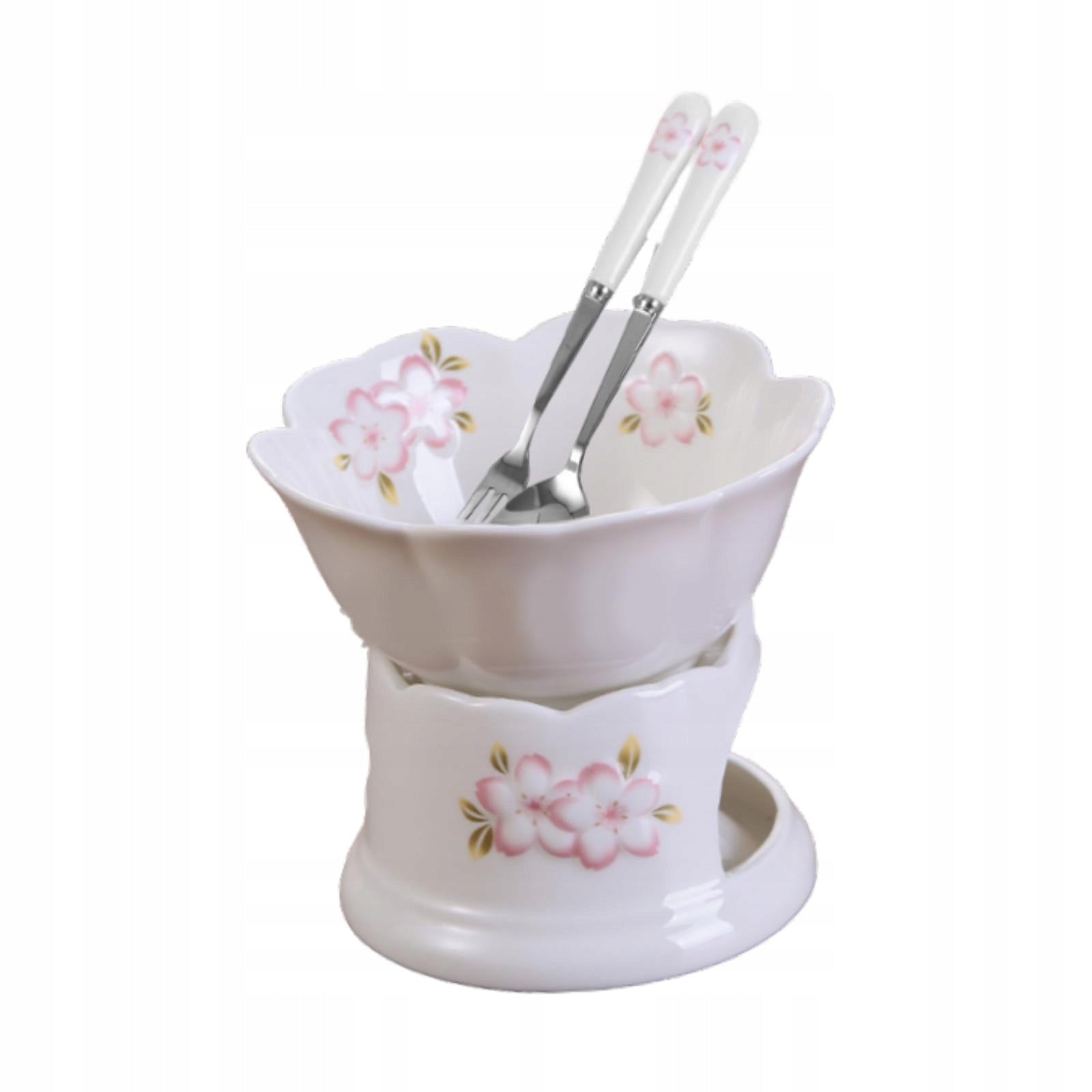Chocolate Fondue 300ml Chocolate Melter Butter Heater White EAN (GTIN) 6902689688668