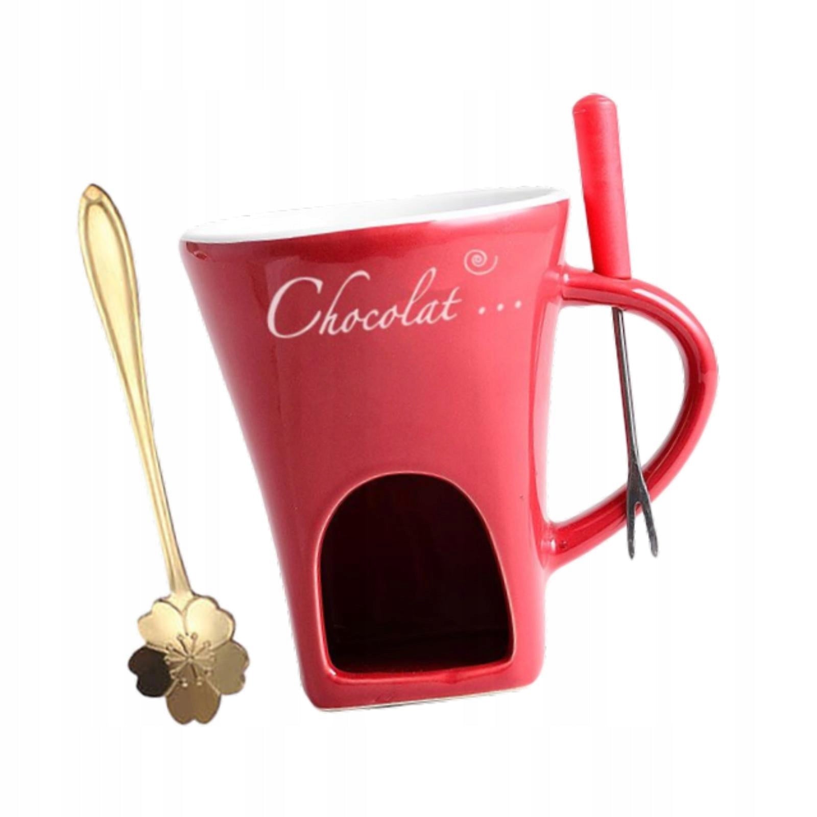 Chocolate Fondue Mug Cheese Fondue Pot Melting Mug Dessert Candy red EAN (GTIN) 6902689563262