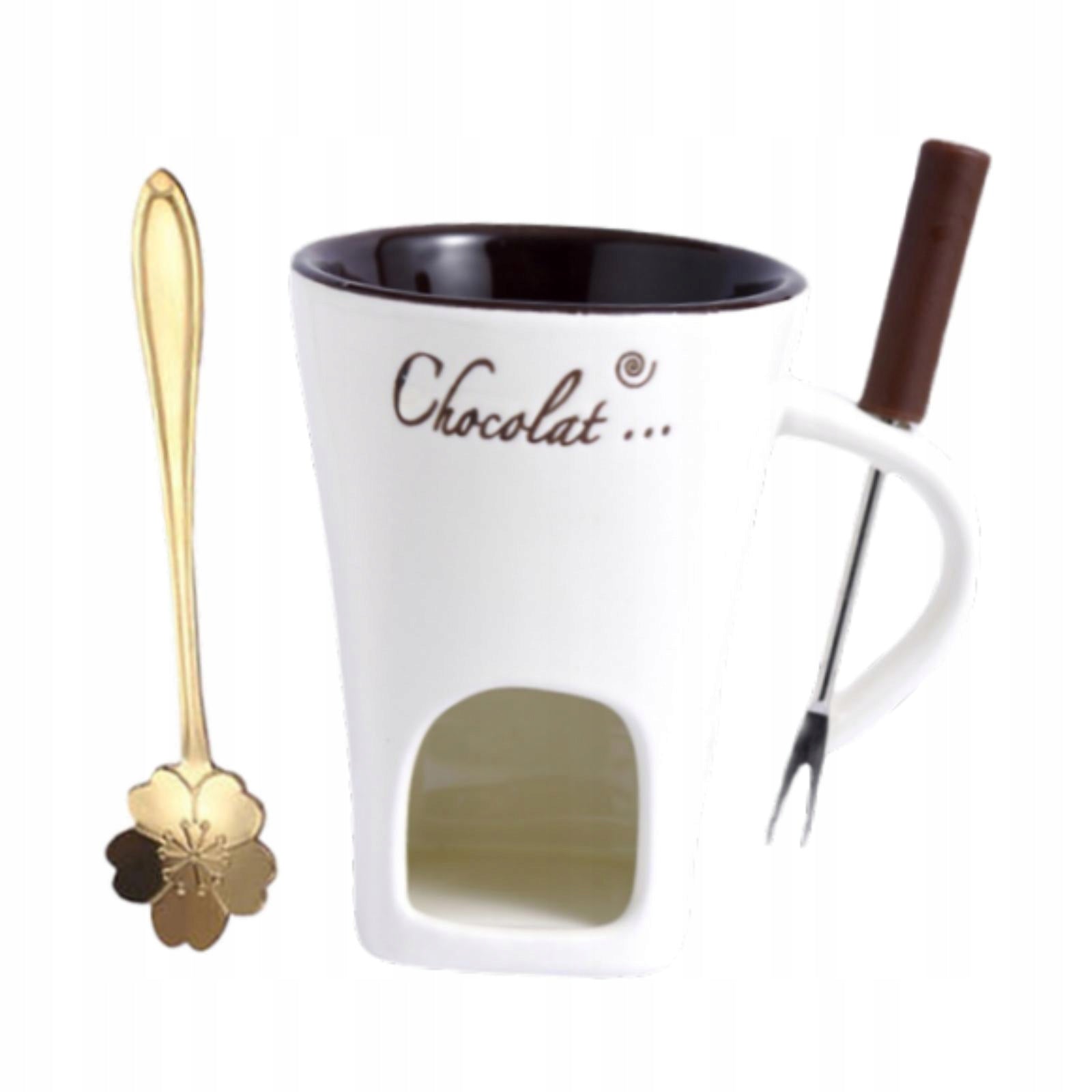 Chocolate Fondue Mug Chocolate Melter Home Anniversary Ice Cream Packaging status original