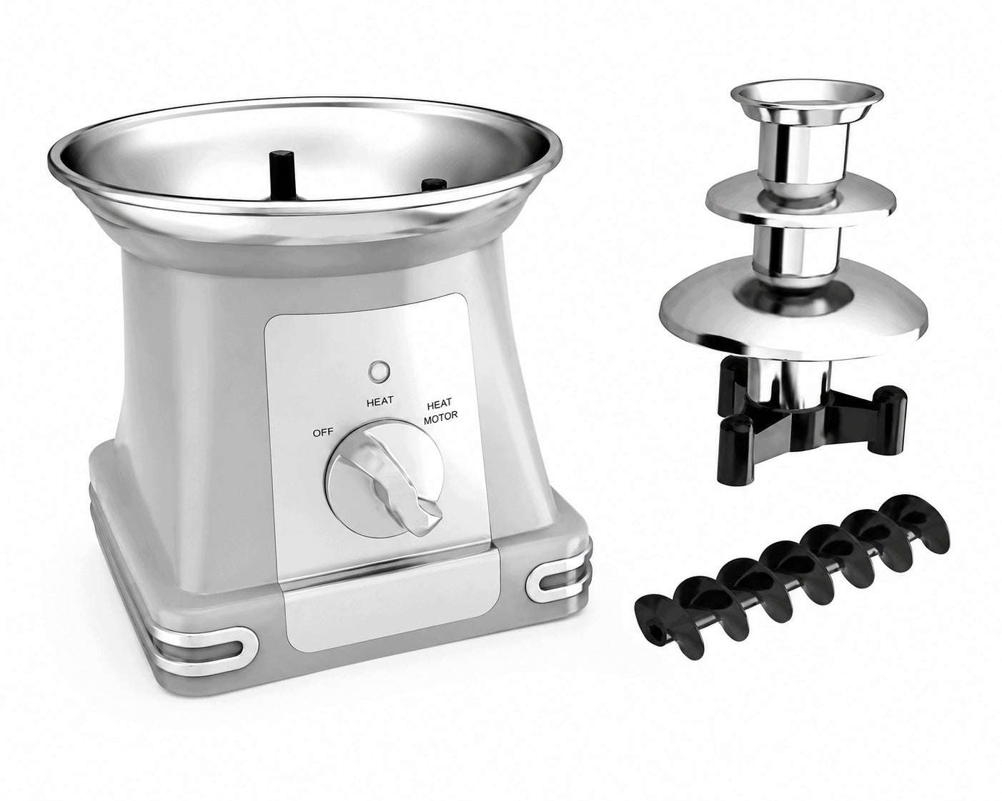 Chocolate Fountain 3 Levels Stainless Steel 70W Events Packaging status original