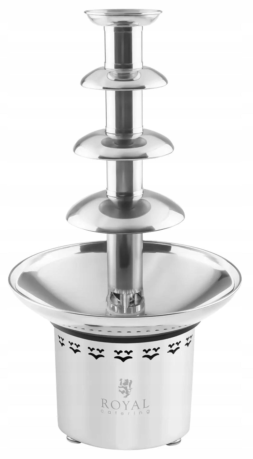 Chocolate Fountain 4 floors 6kg Royal Catering RCCF-230W 10010559 Packaging status original