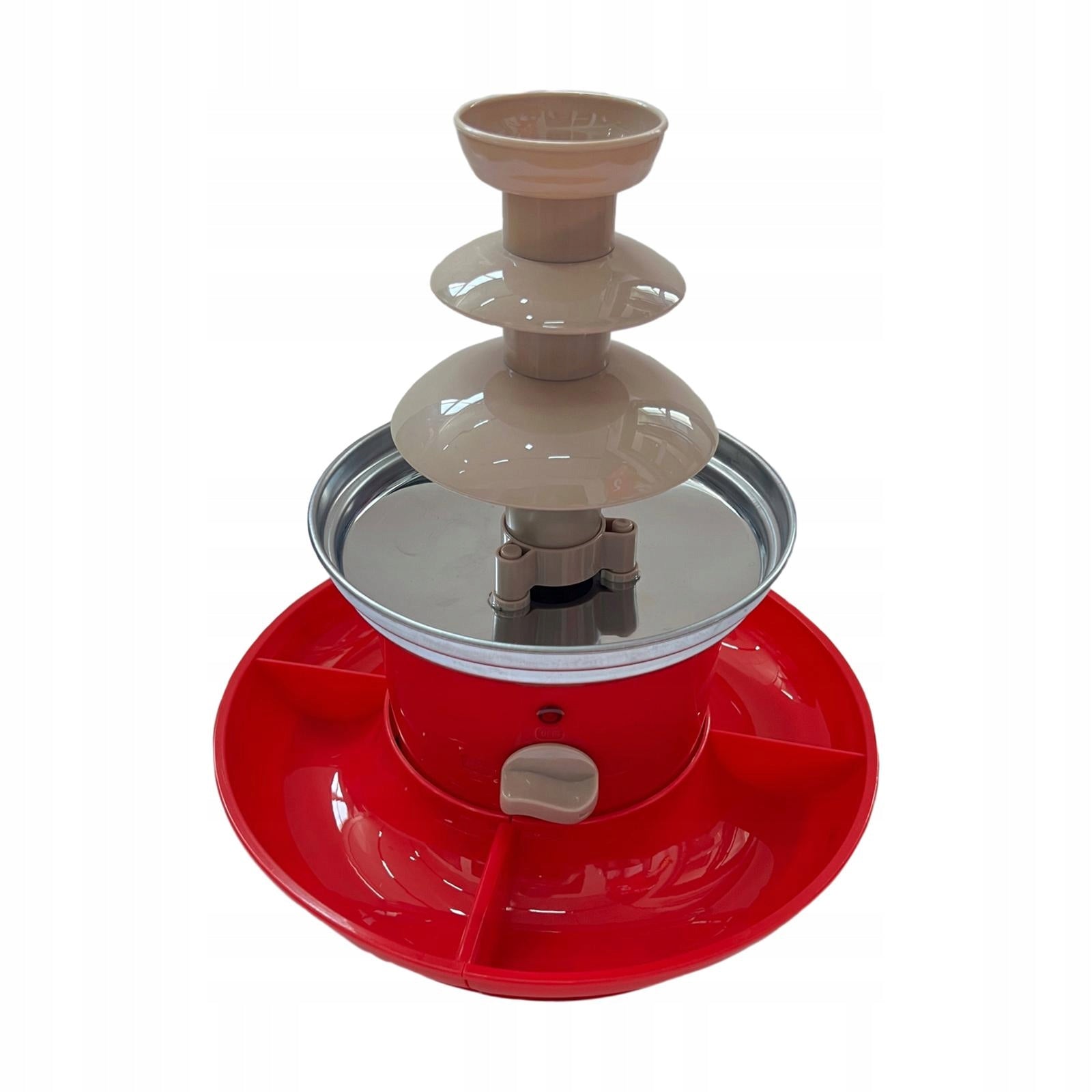 Chocolate Fountain Fondue Maker 3 Stage EU Power Adapter for Various Sauces