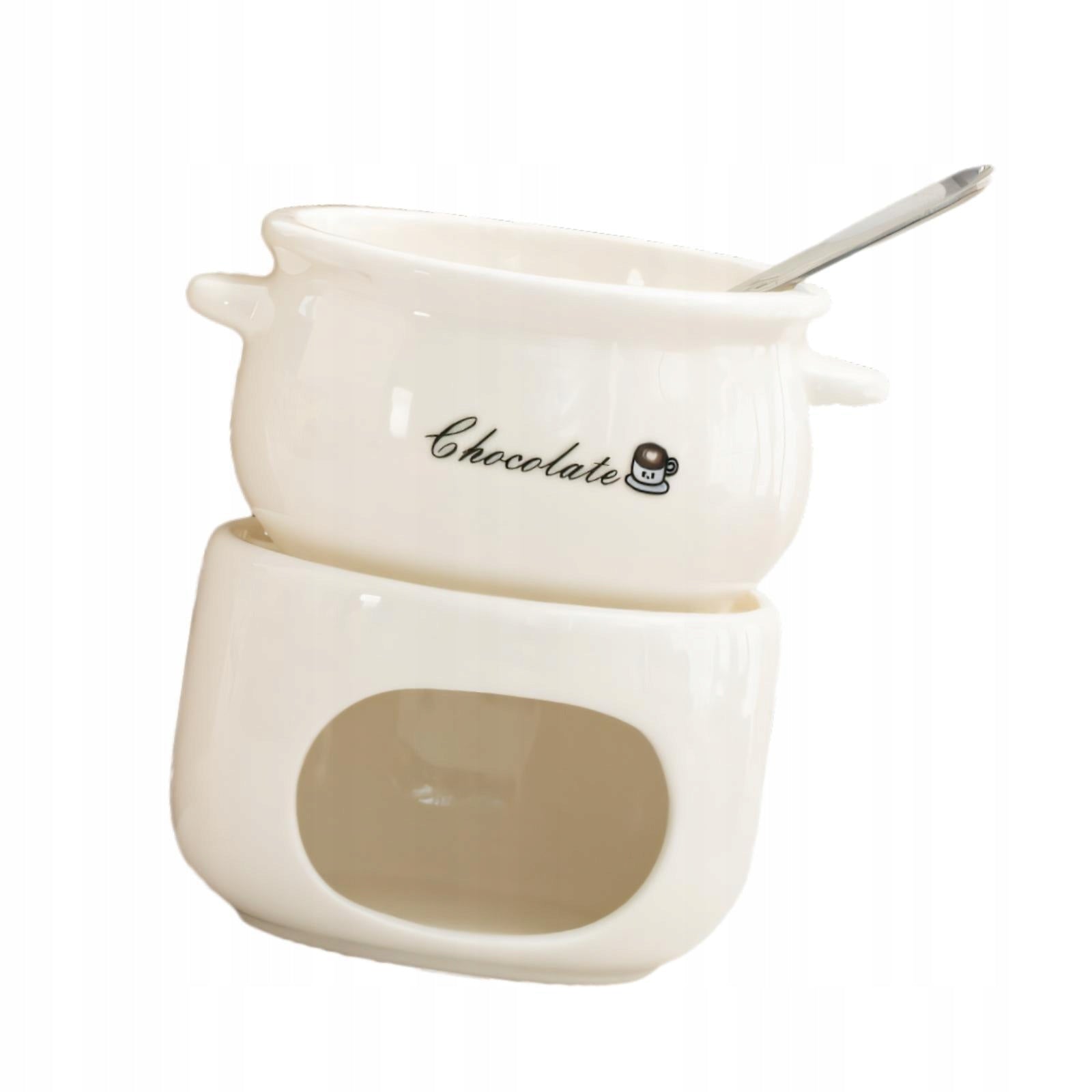 Chocolate Melting Pot, Cheese Serving Set, Fondue Chocolate, Melted White Brand no brand