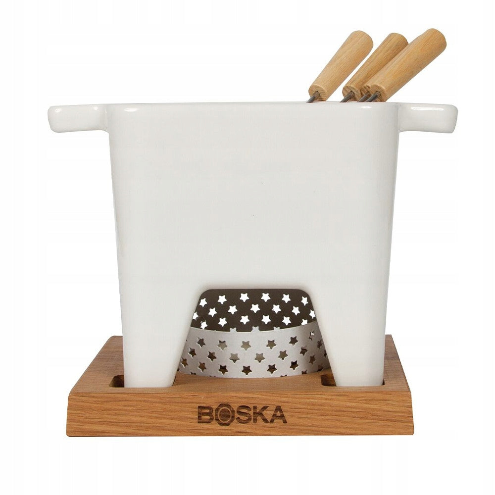 Chocolate cheese FONDUE SET, ceramic, K3 Product weight with unit packaging 5 kg