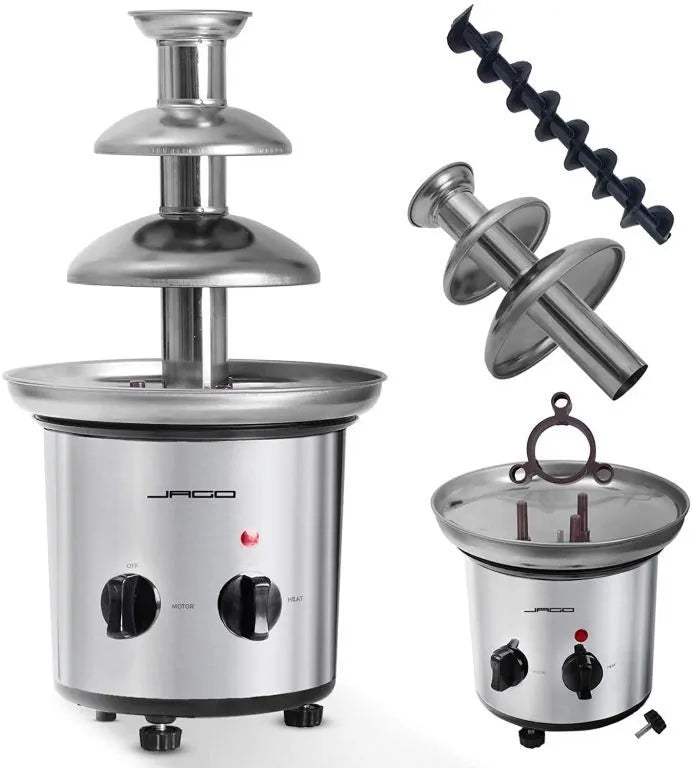 Chocolate fountain Jago SKLBN02 silver/grey 275 W
