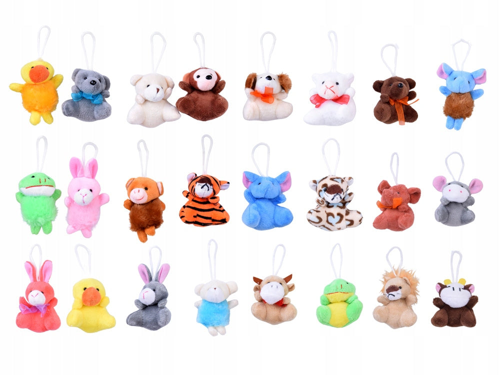 Christmas ADVENT CALENDAR - plush animal pendant ZA5857 Brand no brand