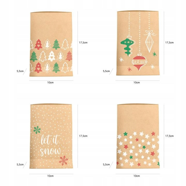 Christmas DIY Handbags 24pcs DIY Advent Calendar Brand PartyPal