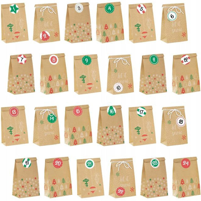 Christmas DIY Handbags 24pcs DIY Advent Calendar Manufacturer code 6665573505341