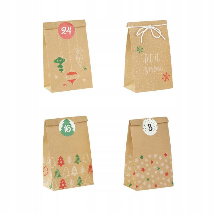 Christmas DIY Handbags 24pcs DIY Advent Calendar