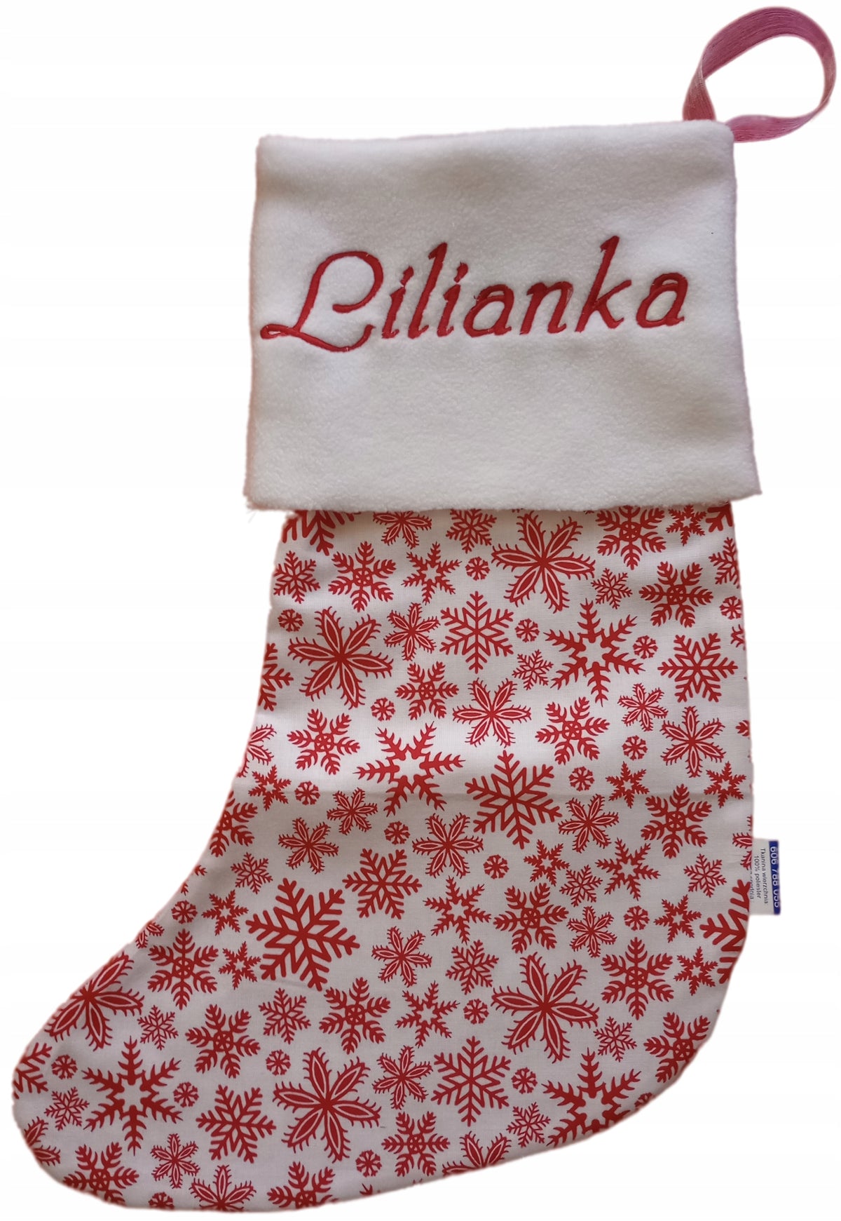Christmas Gift Socks Name Day with Own Embroidery Various Christmas Designs