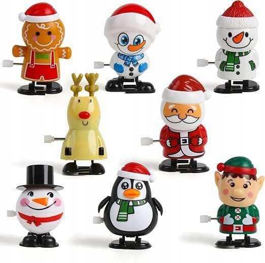 Christmas Gift for Kids Winding Toy Set of 8pcs