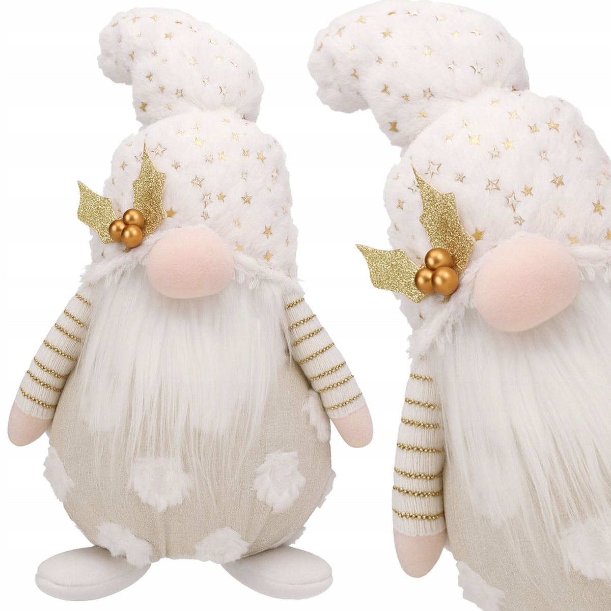 Christmas Gnome 45 cm Santa Claus LARGE white Glowing JUMIhome
