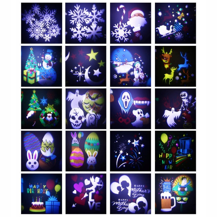 Christmas LED Laser Projector 20 Themes 6W Projector For Home Waterproof Manufacturer code CL4052