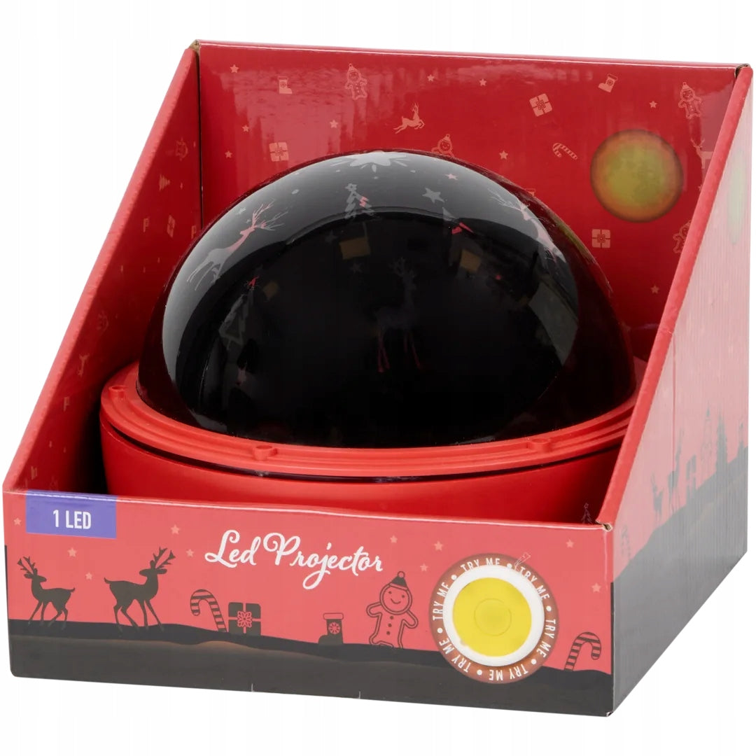 Christmas LED Projector with Christmas Figurines Rotating Christmas Decoration Brand no brand