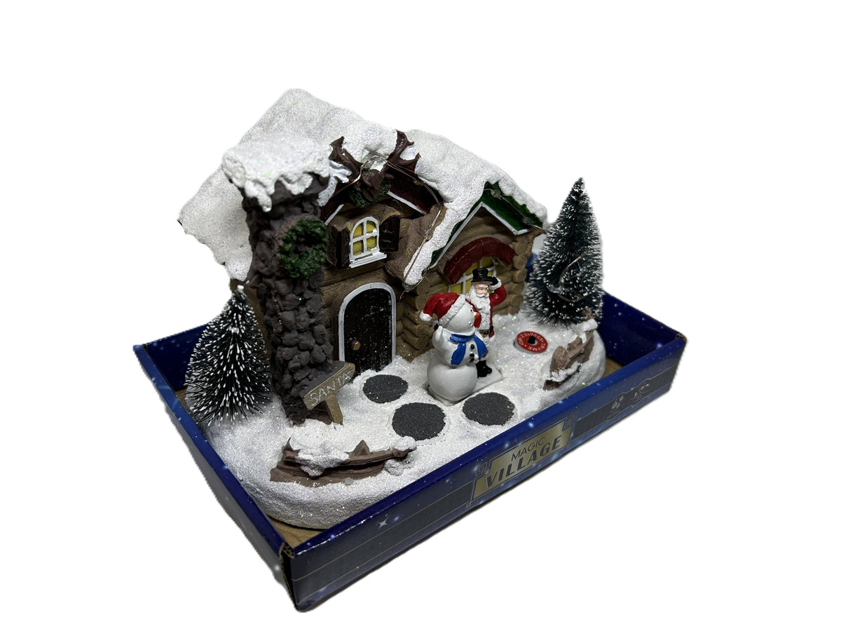 Christmas LED Village – Decorative Winter House with Snowman and Christmas Trees Manufacturer code 8713619444135