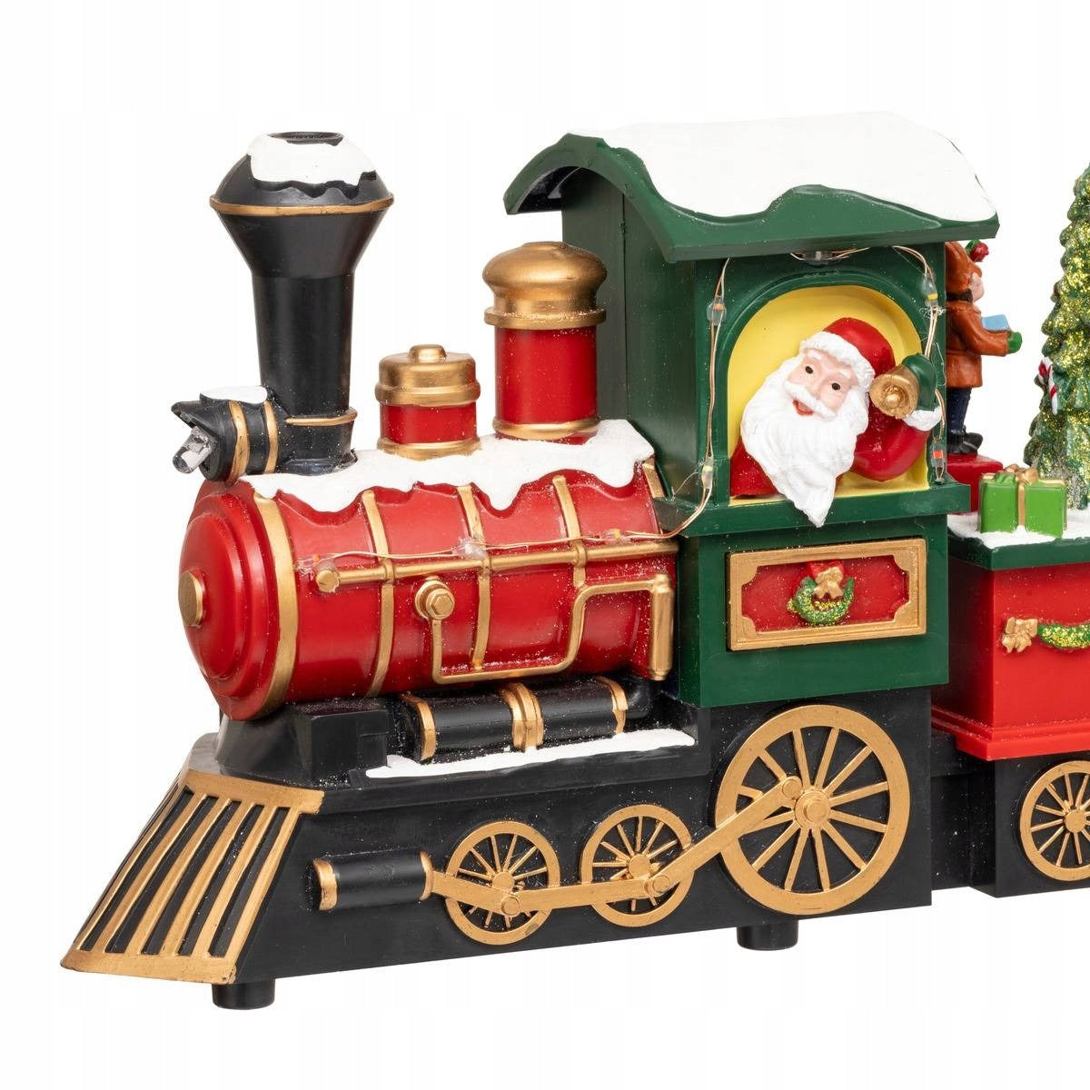 Christmas LED train with Santa Claus - Christmas decoration 3 wagons game EAN (GTIN) 8713619437021