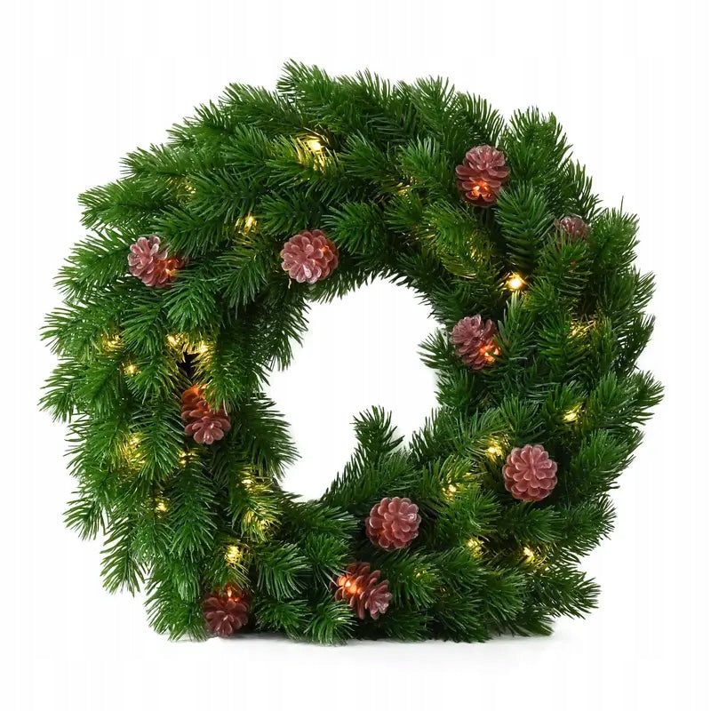 Christmas LED wreath with cones 40 cm Manufacturer code 5900779879669