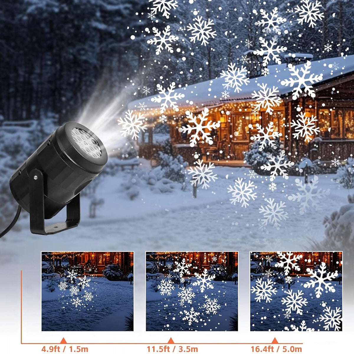 Christmas Laser Projector LED Reflector Snowflake Pattern Gift Brand no brand