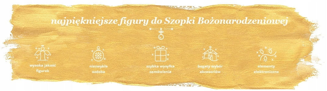 Christmas Nativity Scene 69x30x29cm for figures 10-12cm Brand Dekoprojekt