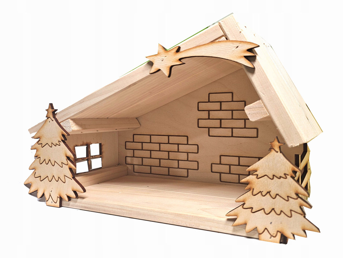 Christmas Nativity Scene, Bethlehem Wooden Christmas Gift