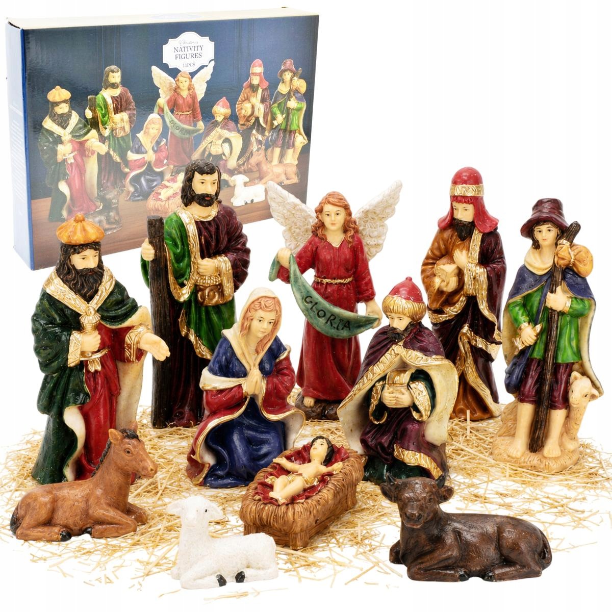 Christmas Nativity Scene Figurines Christmas Figures Set of 10