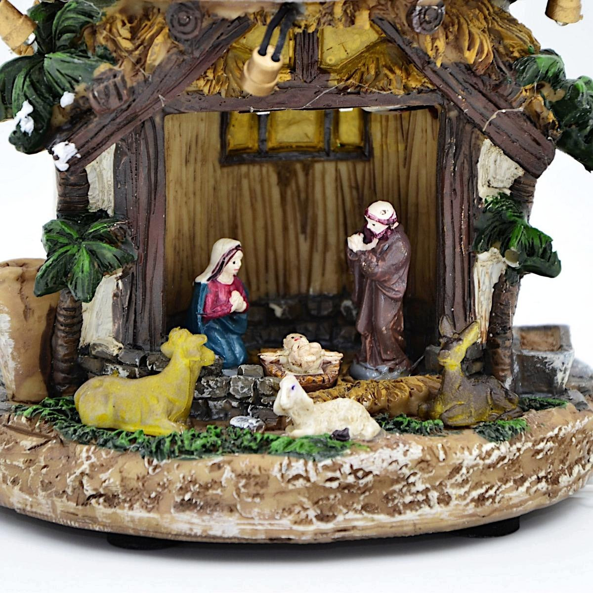 Christmas Nativity Scene Playing Moving LED Ornament Christmas Tree Decoration Manufacturer code 1085524