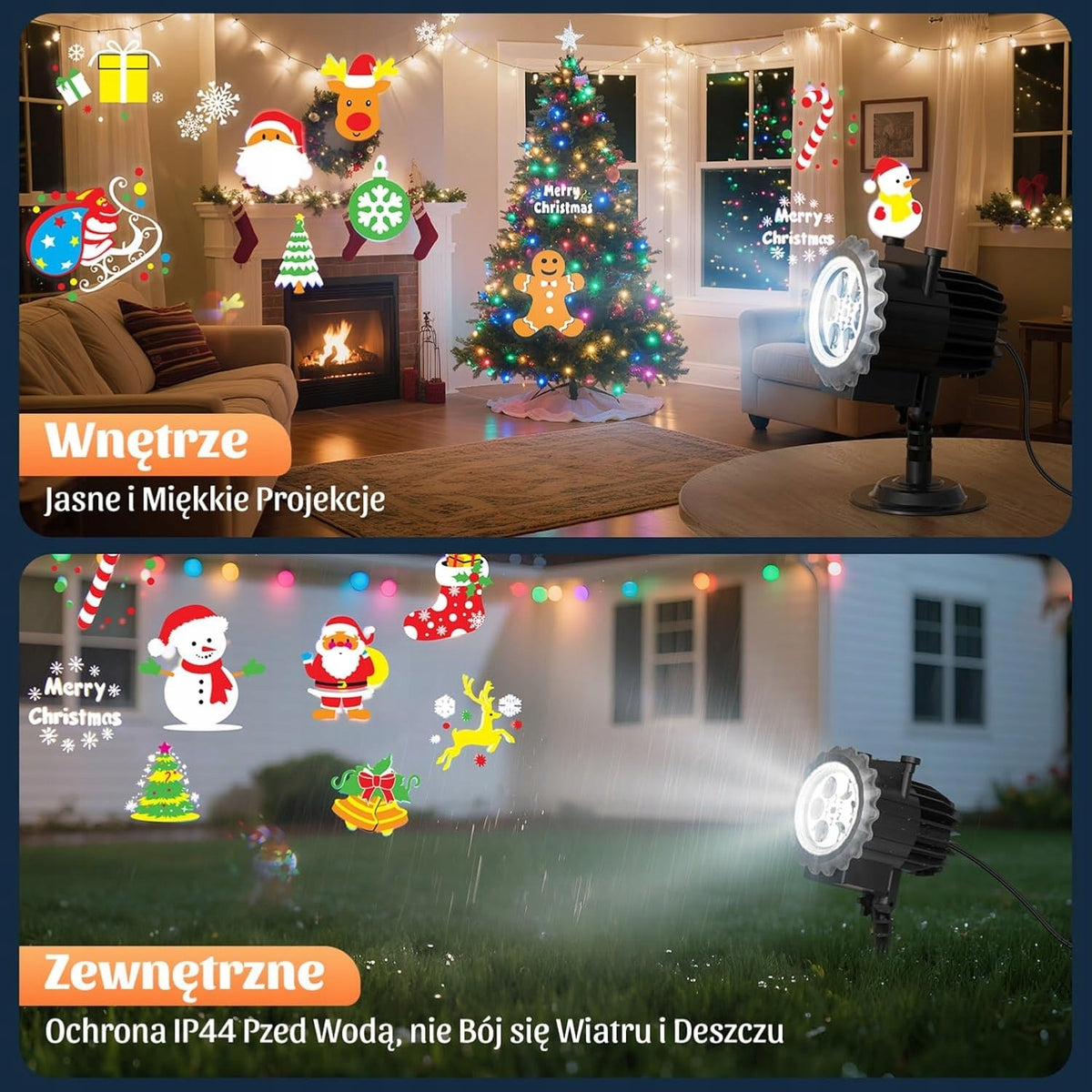 Christmas Projector Halloween Laser Projector 12 Slides 96 Patterns 9W Manufacturer code se668-011