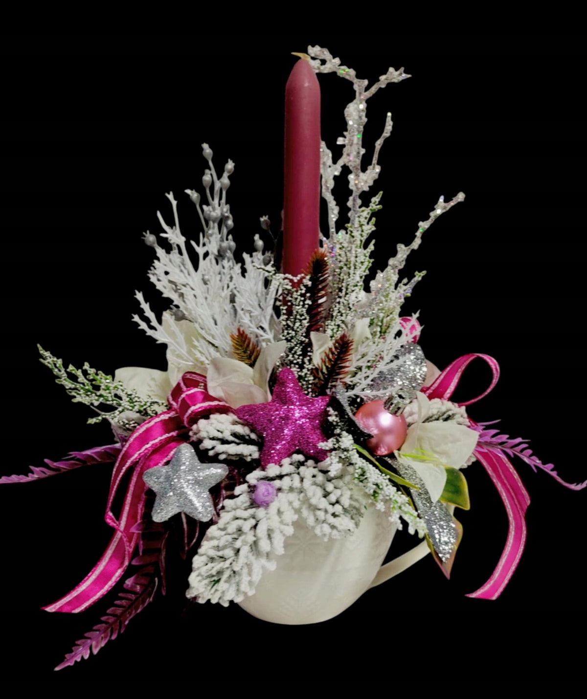 Christmas Reed Christmas Cup with Candle Manufacturer code 17SBN2025
