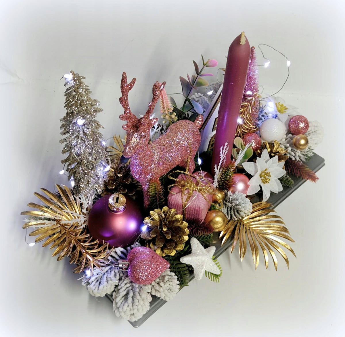 Christmas Reed Christmas Reindeer LED Candle Brand no brand