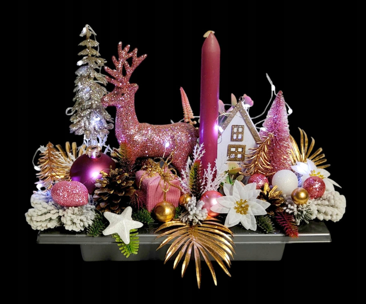 Christmas Reed Christmas Reindeer LED Candle Manufacturer code 22SBN2025