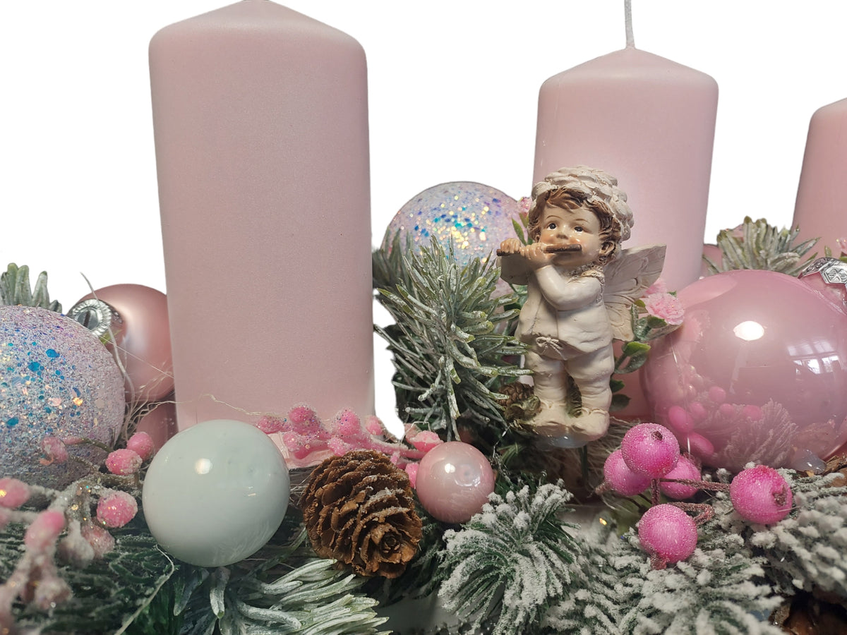 Christmas Reed with Candles Standing Decoration Christmas Composition Manufacturer code 23/011