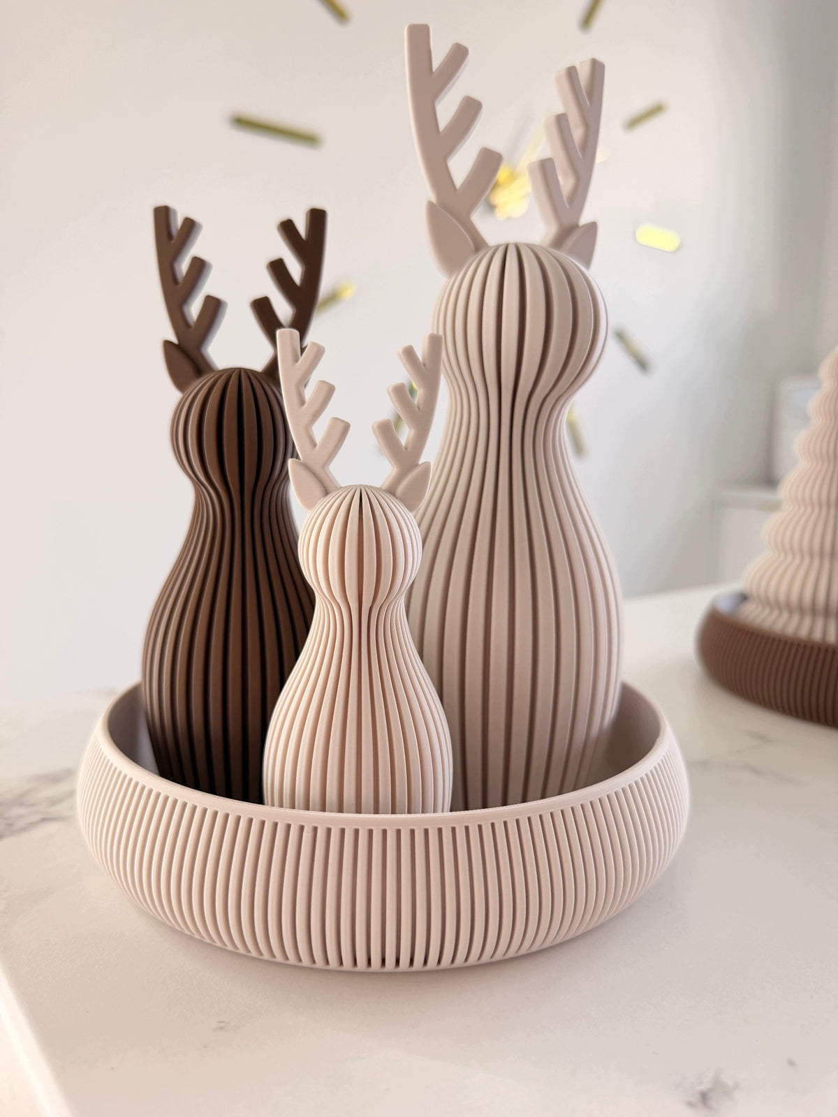 Christmas Set REINDEER Decorative REINDEER boho home decoration Manufacturer code mooons1