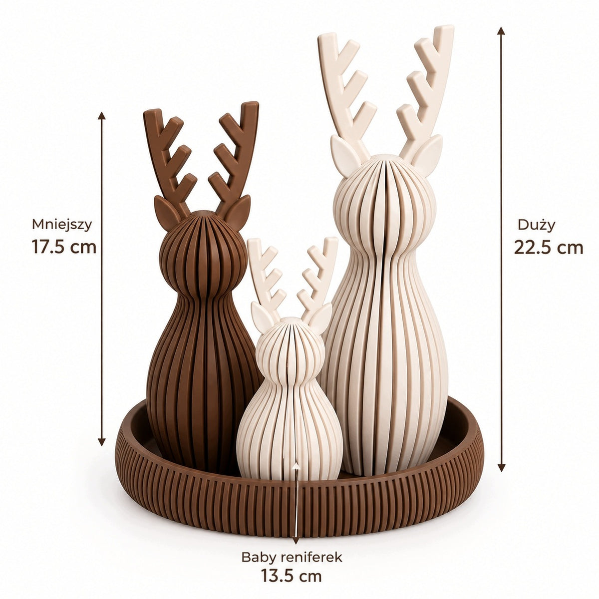 Christmas Set REINDEER Decorative REINDEER boho home decoration Packaging status original