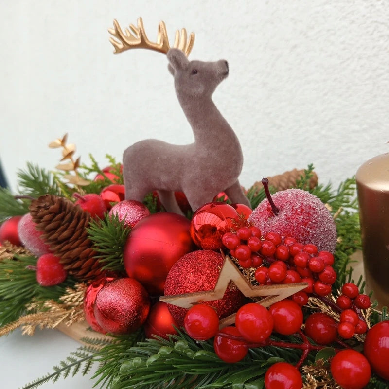 Christmas Table Decoration with Reindeer and Christmas Candle GIFT Manufacturer code stroik