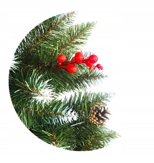 Christmas Tree Artificial Pine Cones Jarzębina 220 cm Brand no brand