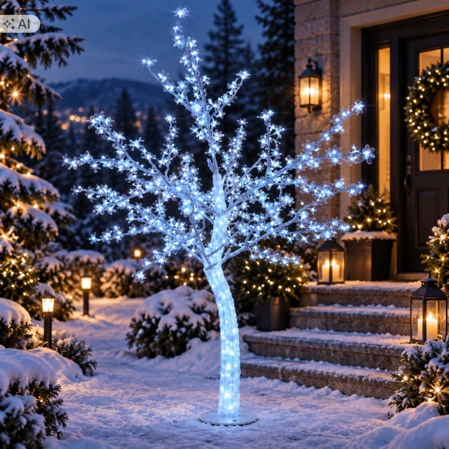 Christmas Tree LED Outdoor Lights White Cold Large 180cm Manufacturer code DR-180W