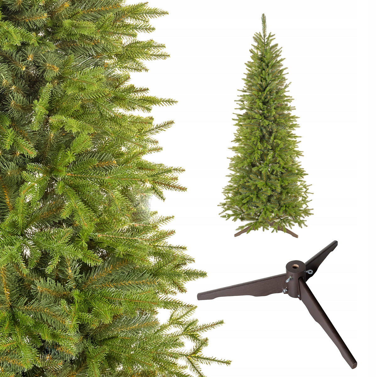 Christmas Tree Pe Like Real Franklin Slim Narrow 220cm Very Dense