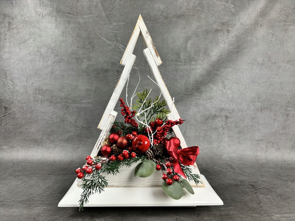Christmas Tree Reed For Cemetery in Red Packaging status original