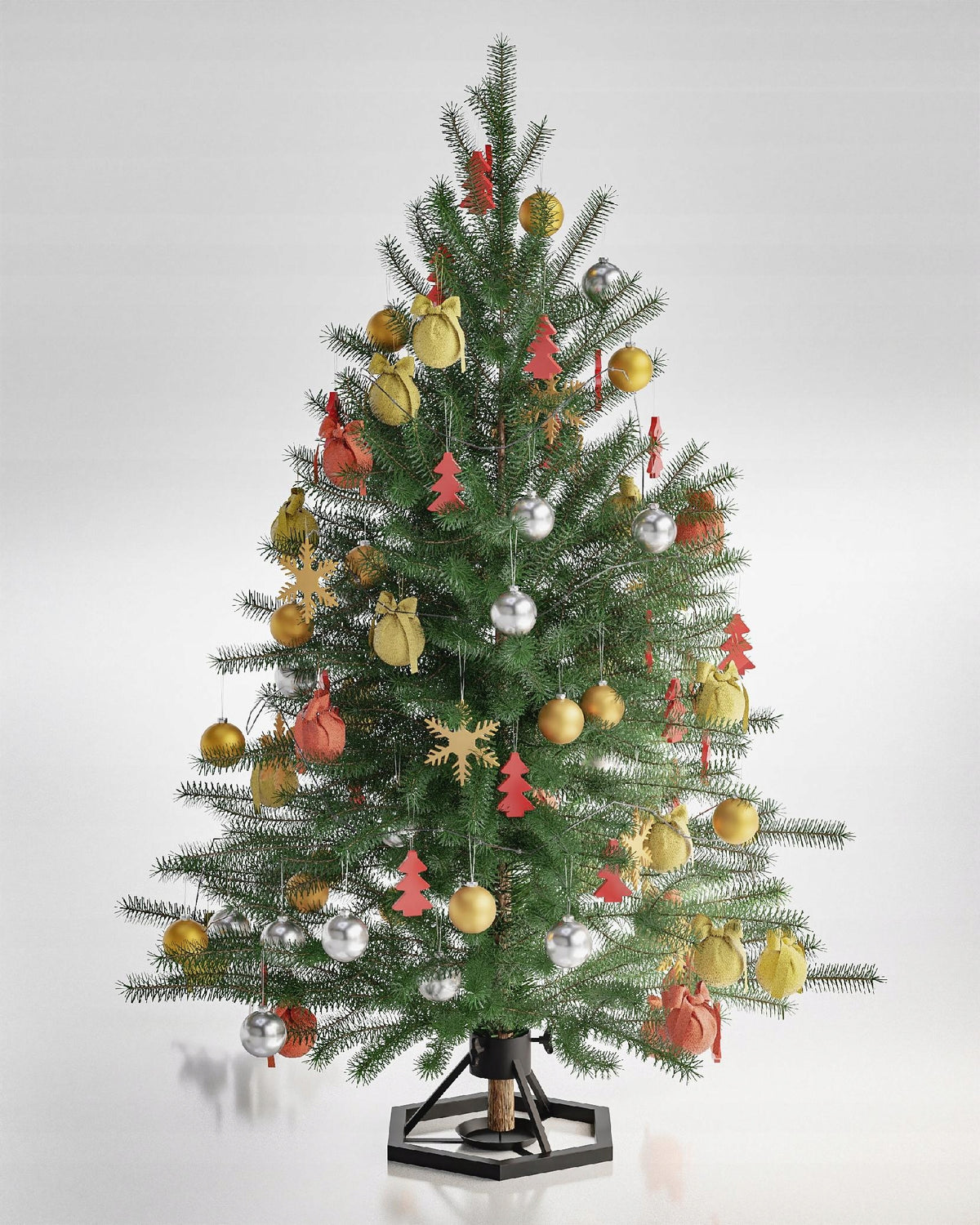 Christmas Tree Stand Large Metal BLACK STABLE up to 3m Manufacturer code 01-06-009-000 - czarny
