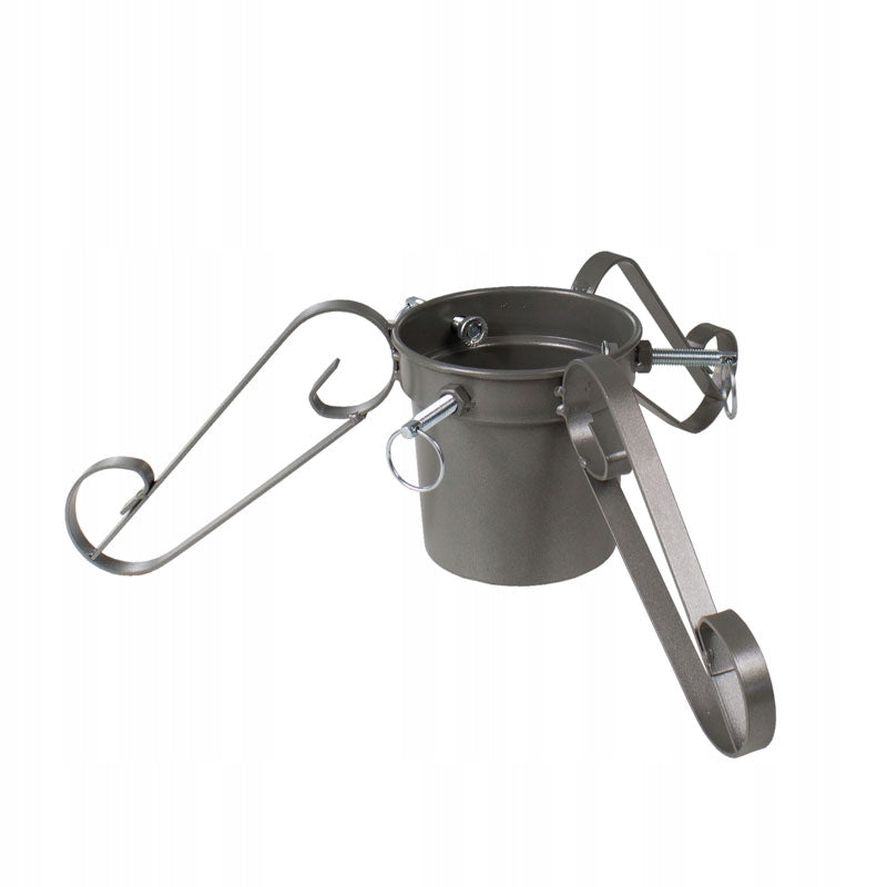 Christmas Tree Stand SILVER Metal Water Container 2,1m STABLE Tripod